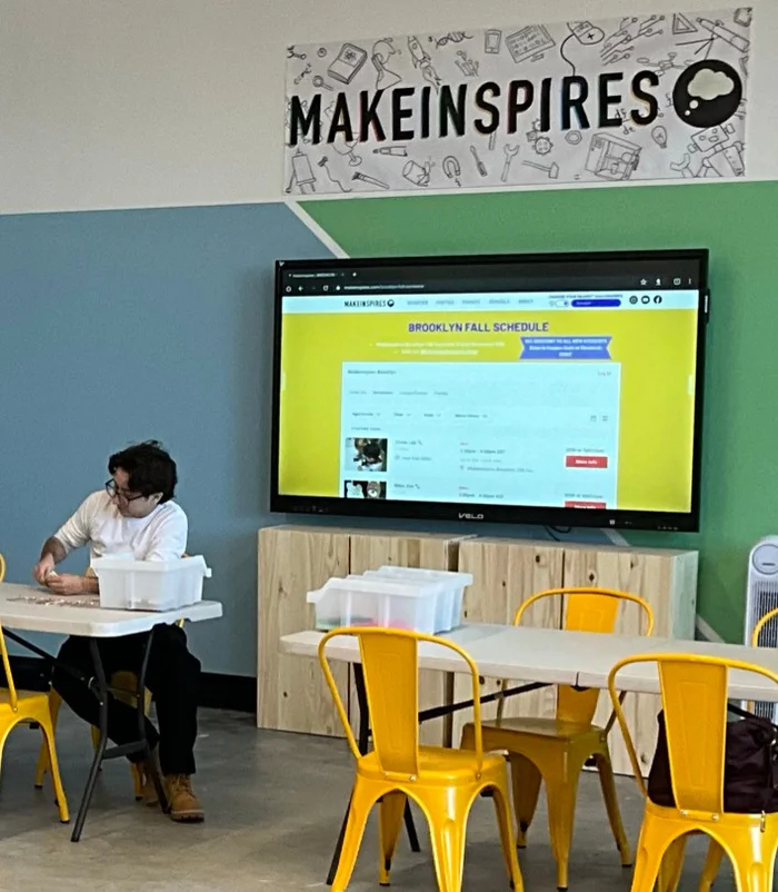 A Veld Board installed at a MakeInspires makerspace